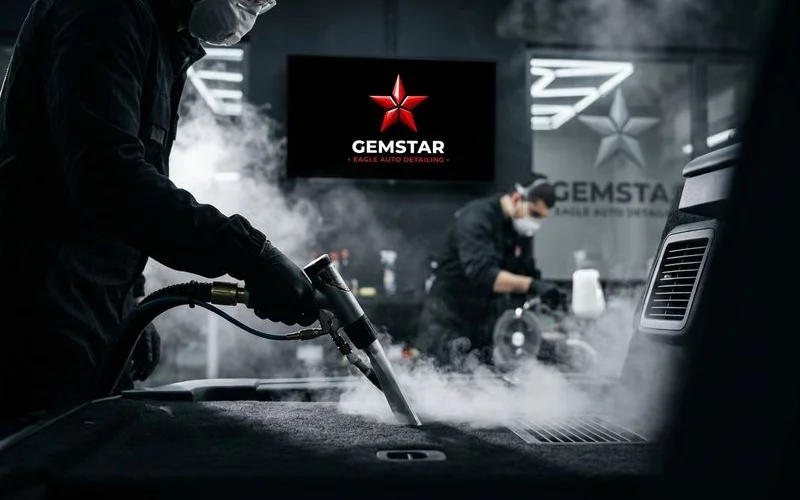 Odor Removal example work by Gemstar Eagle Auto Detailing