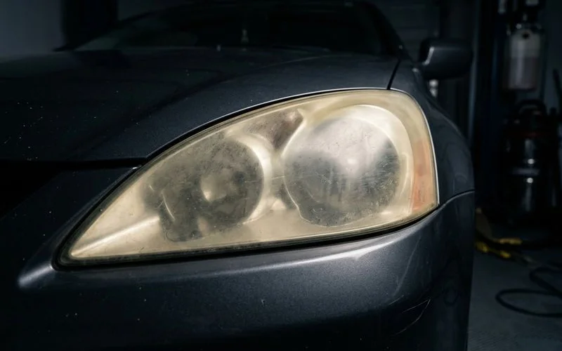 Headlight Restoration example work by Gemstar Eagle Auto Detailing